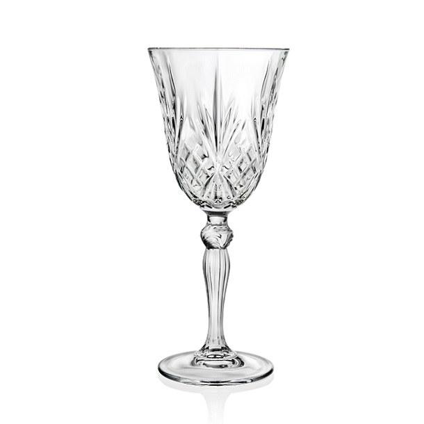 RCR Cristalleria Italiana Melodia boros pohár készlet, 28 cl, 6 db,