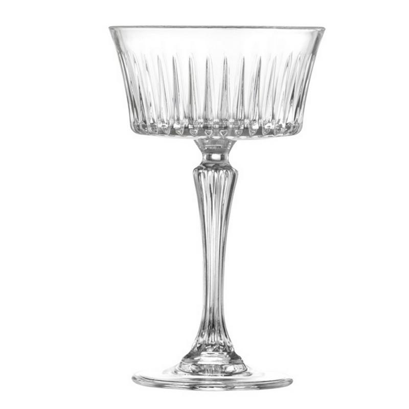 RCR TIMELESS talpas pezsgős kehely 26cl 6db M:16,7cm, kristály