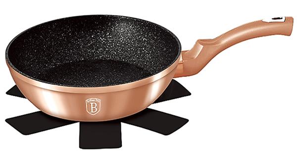 ROSE GOLD bevonatos wok 28cm indukciós, BH-1512N