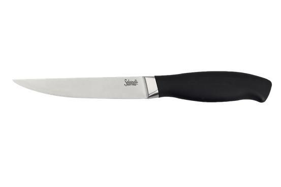 Salvinelli DELUXE rm. steak kés 118 mm, sima csúszásmentes nyél, CBLDE