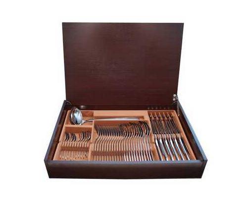 Salvinelli STYLE rm. evőeszköz készlet 49 részes 2,5 mm fa dobozos
