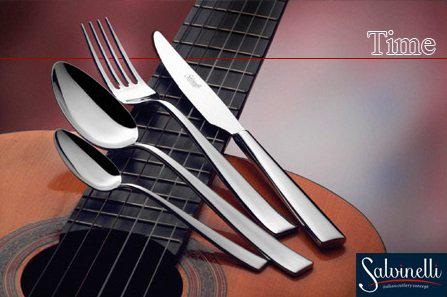 Salvinelli TIME evőeszköz készlet 30 részes, 3 mm