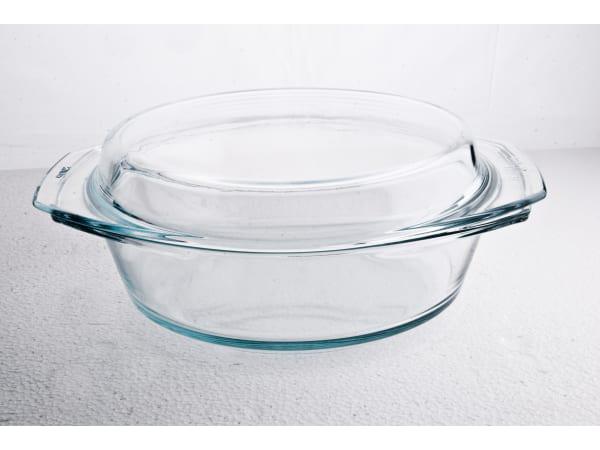 Simax kerek sütőtál, 2 liter+0,9 liter fedő, 401089