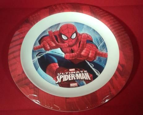 Spiderman Ultimate lapos tányér, műanyag, 22 cm