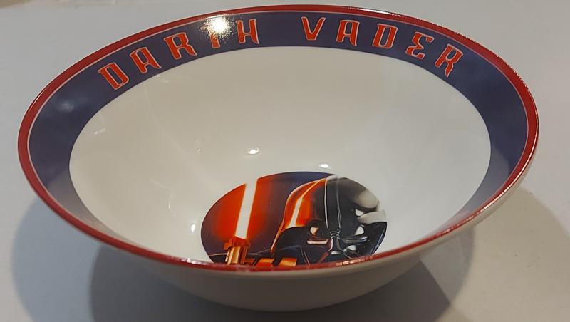 Star Wars Darth Vader porcelán müzlis tányér, 17,5cm