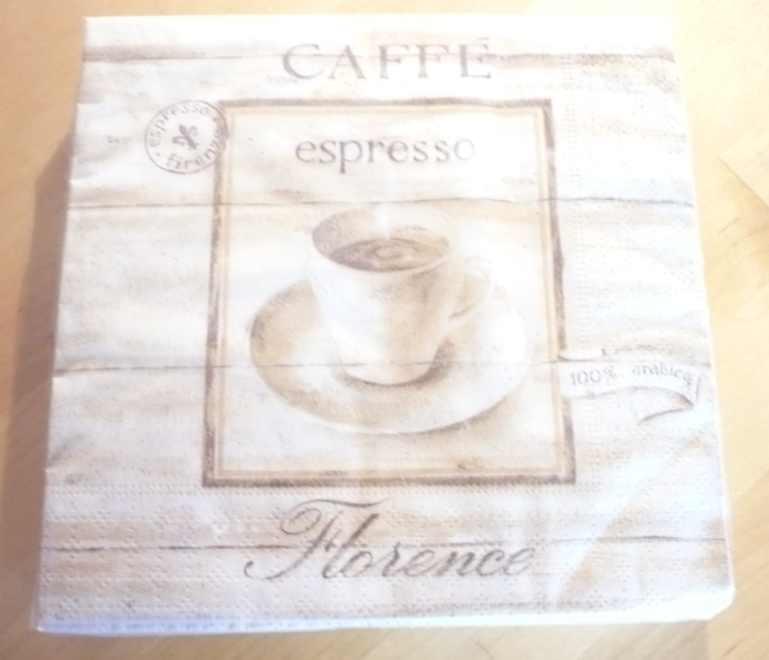 Szalvéta, Cafe Florance, 20 db, 33x33 cm, 140137