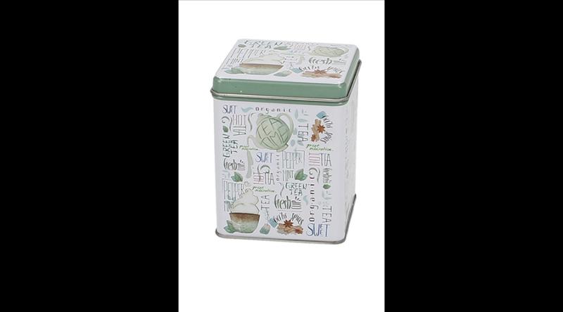 T.B.FRT882 Fémdoboz 75x75x95mm,100g, Fresh Tea