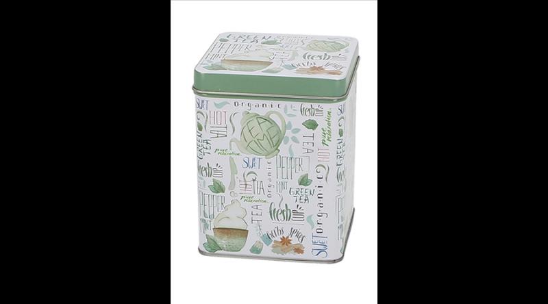 T.B.FRT883 Fémdoboz 88x88x113mm,200g Fresh Tea