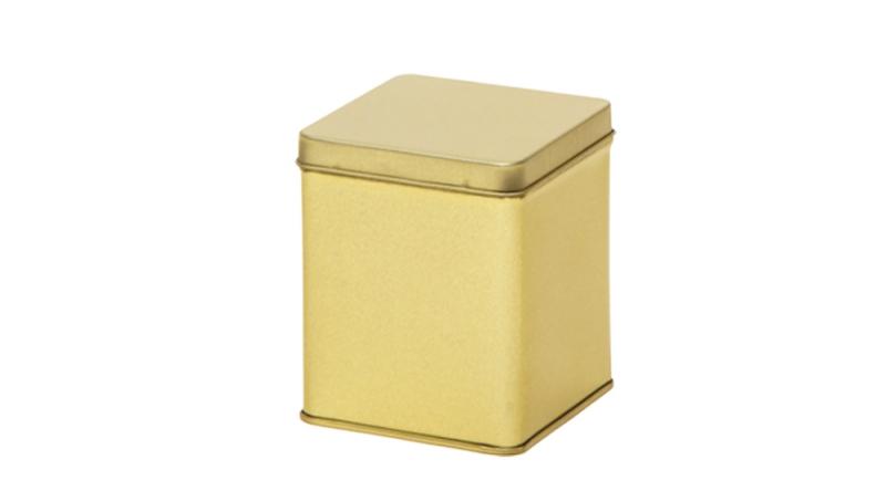 T.B.GD434 Fémdoboz 75x75x95mm,Gold-100gr