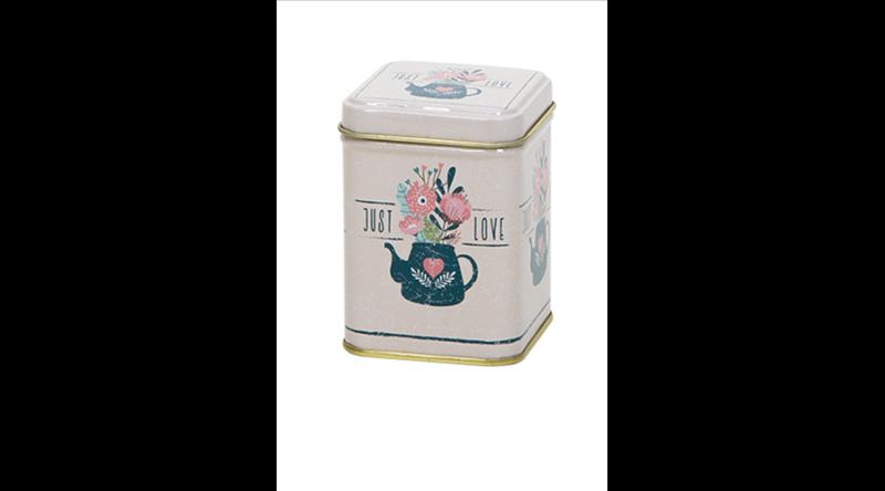 T.B.TBL546 Fémdoboz 60x60x80mm,50g, Teabloom