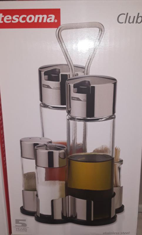 Tescoma Club ecet-olaj-fűszertartó, 5 részes, 650356