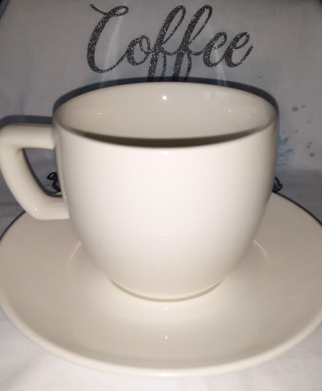 Tescoma Crema porcelán cappuccino csésze (20 cl)+csészealj (14 cm), 387124