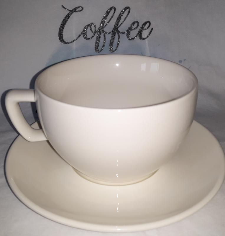 Tescoma Crema porcelán teáscsésze (30 cl)+csészealj (15,5 cm), 387128