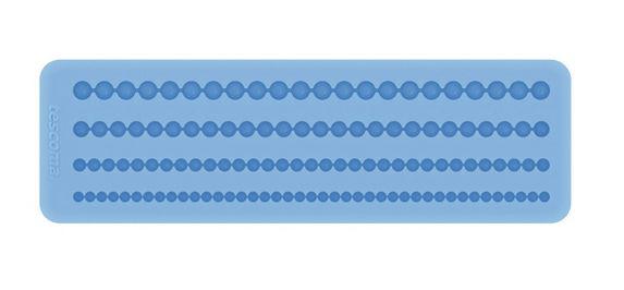 Tescoma Delícia Deco szilikon fondant forma gyöngy sorminta, kék, X633044