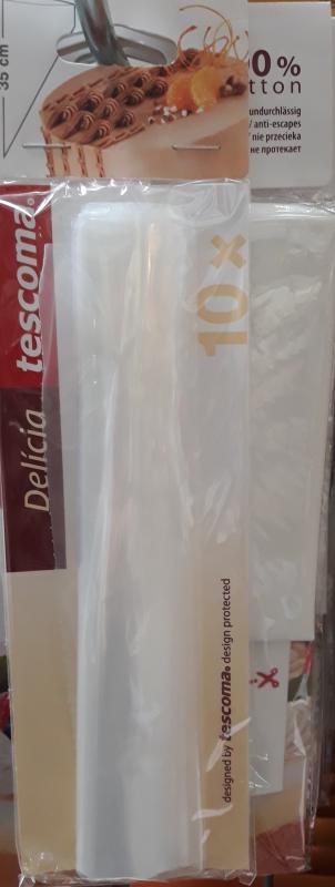 Tescoma Delícia habnyomózsák, 35 cm, 10 db, 630466