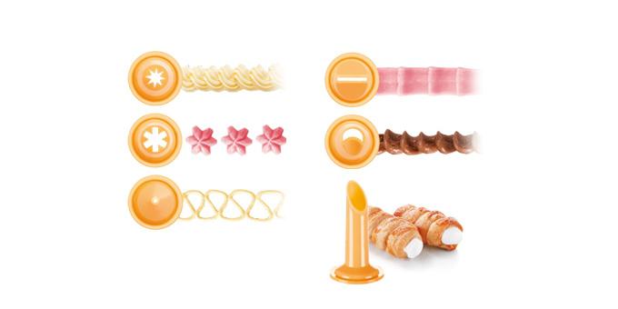 TESCOMA DELICIA habzsák 35cm,vászon+6db díszítő fej, 630487