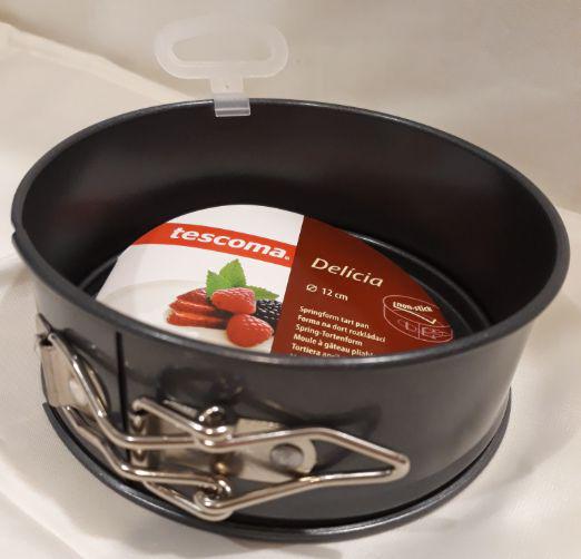 TESCOMA DELICIA kapcsos tortaforma, kerek, csatos, 12 cm, 623246