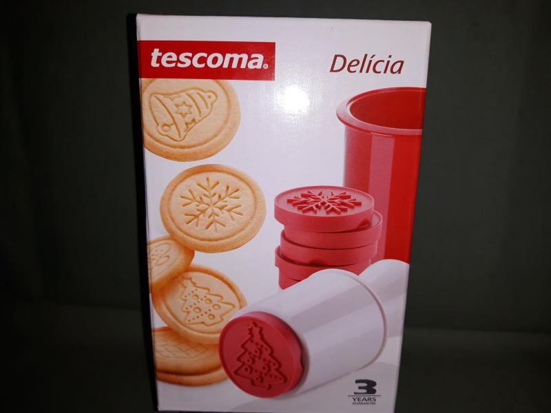 Tescoma Delícia keksznyomó-kekszpecsét, karácsonyi mintás, 6 db, 630114