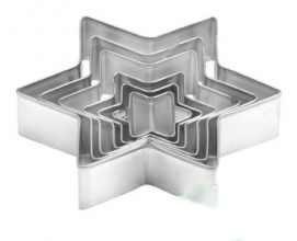 TESCOMA DELICIA linzerkiszúró, csillag, 6 db, 631364