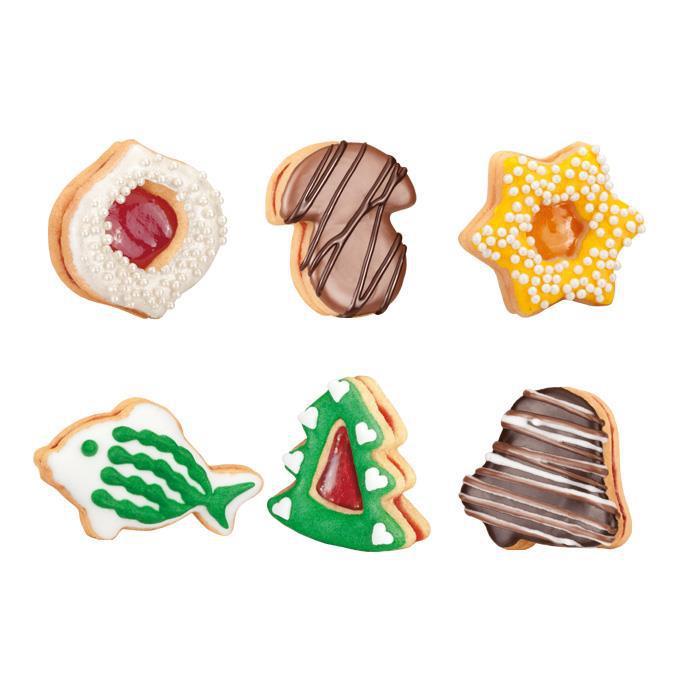 TESCOMA DELÍCIA Oml. süti kiszúrók,karácsony 6db, 630934