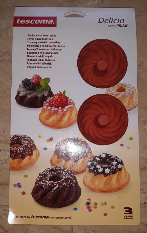 Tescoma Delícia Silicon Prime minikuglóf sütőforma, 6 lyukú, 629437