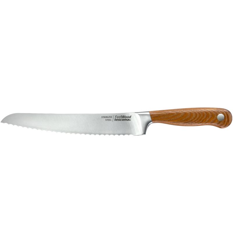 TESCOMA FEELWOOD kenyérvágó kés, 21 cm,