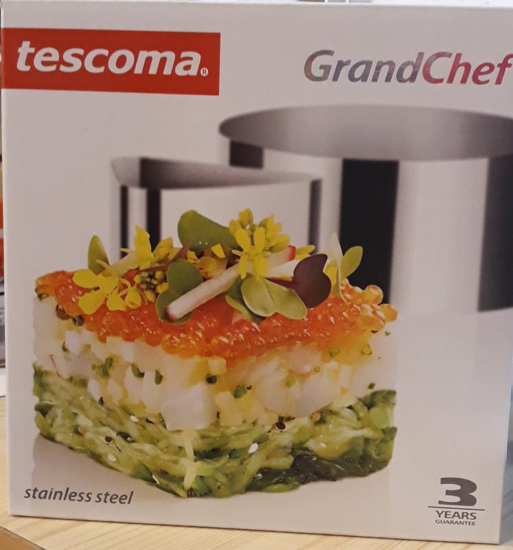 TESCOMA Grandchef ételformázó, rozsdamentes, 4 db, 428724