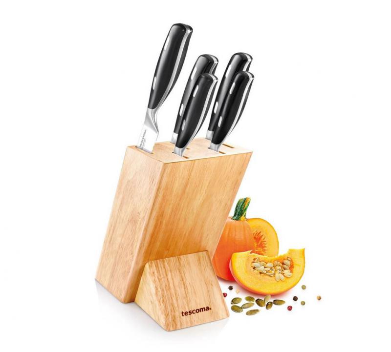 TESCOMA GrandCHEF késtartó, 5 késsel, 884640