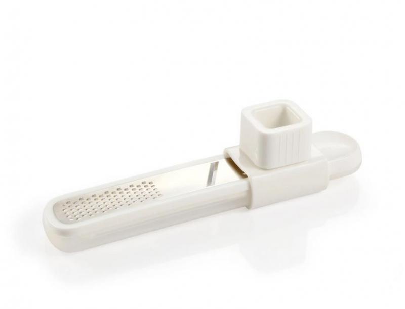 TESCOMA HANDY X-sharp Fokhagyma- és gyömbérreszelő, áztatóval, 643737