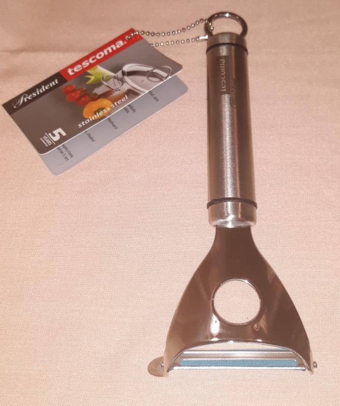 Tescoma President rozsdamentes burgonyahámozó, forgókéses, merőleges, 638605