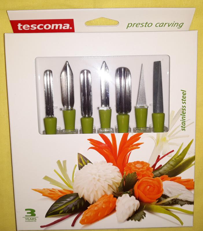 Tescoma Presto Carving gyümölcs-és zöldségfaragó készlet, 422010