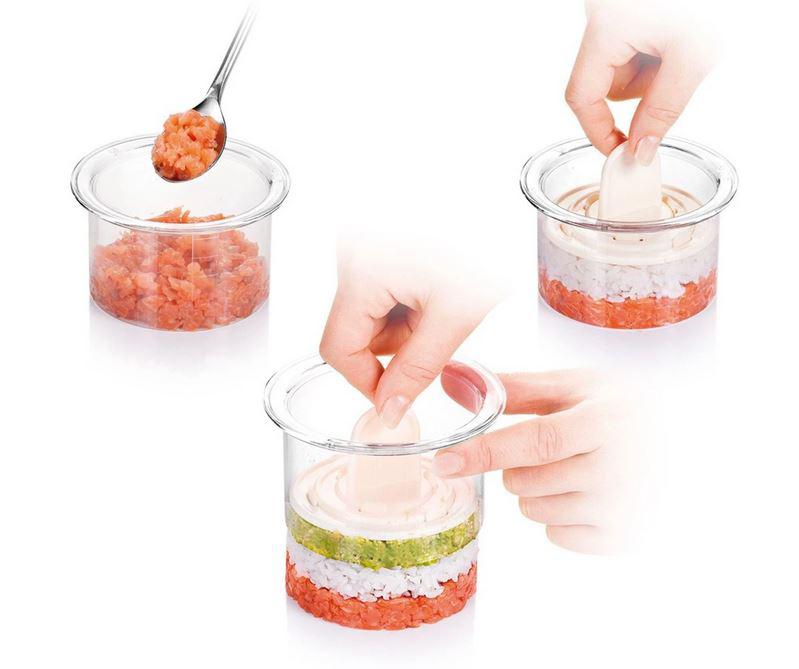 TESCOMA PRESTO Food Style ételformázó hengerek, 3 db, 422210