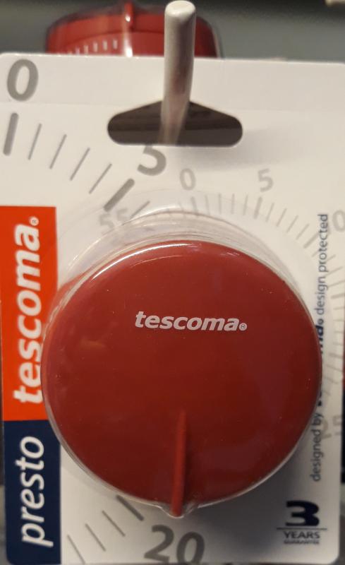 Tescoma Presto főzési idő mérőóra, 60 perces, piros, 636070