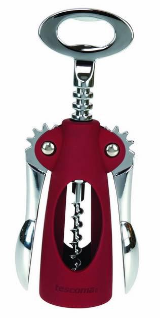 Tescoma Uno Vino dugóhúzó, szárnyas, matt bordó bornyitó 695412