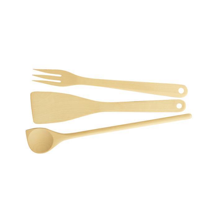 TESCOMA WOODY főzőkanál, fordítólapát, villa készlet, 3db, 637418