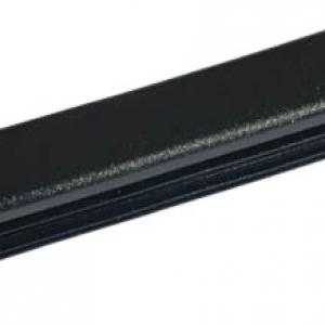 20x120 mm-es zártszelvény dugó fekete Kiszerelés: 50 db