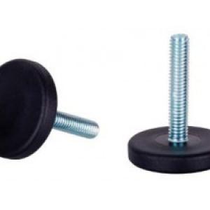 Állítható láb 30mm talppal, M6x30-as szárral. 100 db, lapos