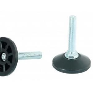 Állítható láb 50mm talppal, M10x40-es szárral. 100 db, küllős