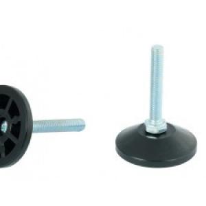 Állítható láb 50mm talppal, M8x30-as szárral. 100 db, küllős