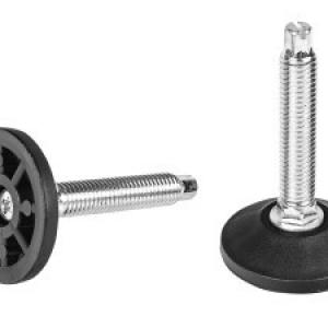 Állítható láb felső állítással Ø 50mm talppal, M12x53-as szárral. 100 db felső