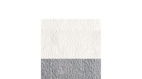 AMB.12511151 Elegance Dip Silver dombornyomott papírszalvéta 25x25cm,15db-os