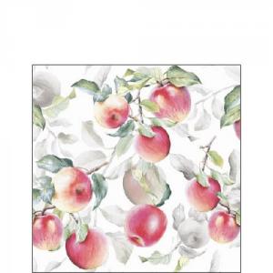 AMB.12515631 Fresh Apples White papírszalvéta 25x25cm, 20db-os