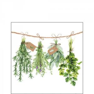 AMB.12516285 Fresh Herbs papírszalvéta 25x25cm,20db-os