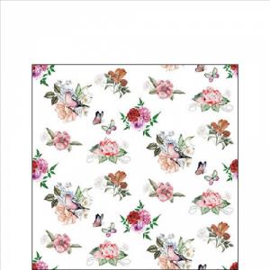 AMB.12519350 Charlotte white papírszalvéta 25x25cm,20db-os