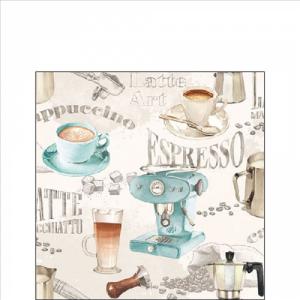 AMB.12519415 Barista cream papírszalvéta 25x25cm,20db-os