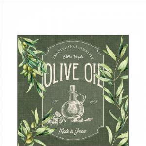 AMB.12519785 Olive oil papírszalvéta 25x25cm,20db-os