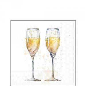 AMB.12520575 Tasty bubbles papírszalvéta 25x25cm, 20db-os