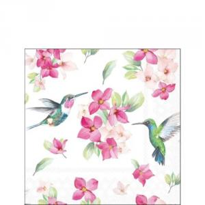 AMB.12520620 Diligent hummingbirds papírszalvéta 25x25cm, 20db-os