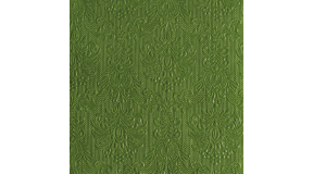 AMB.13304933 Elegance Summer green dombornyomott papírszalvéta 33x33cm,15db-os