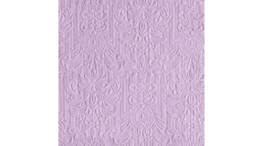 AMB.13305506 Elegance light purple dombornyomott papírszalvéta 33x33cm,15db-os